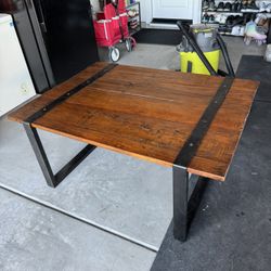 Industrial Reclaimed Wood Coffee Table