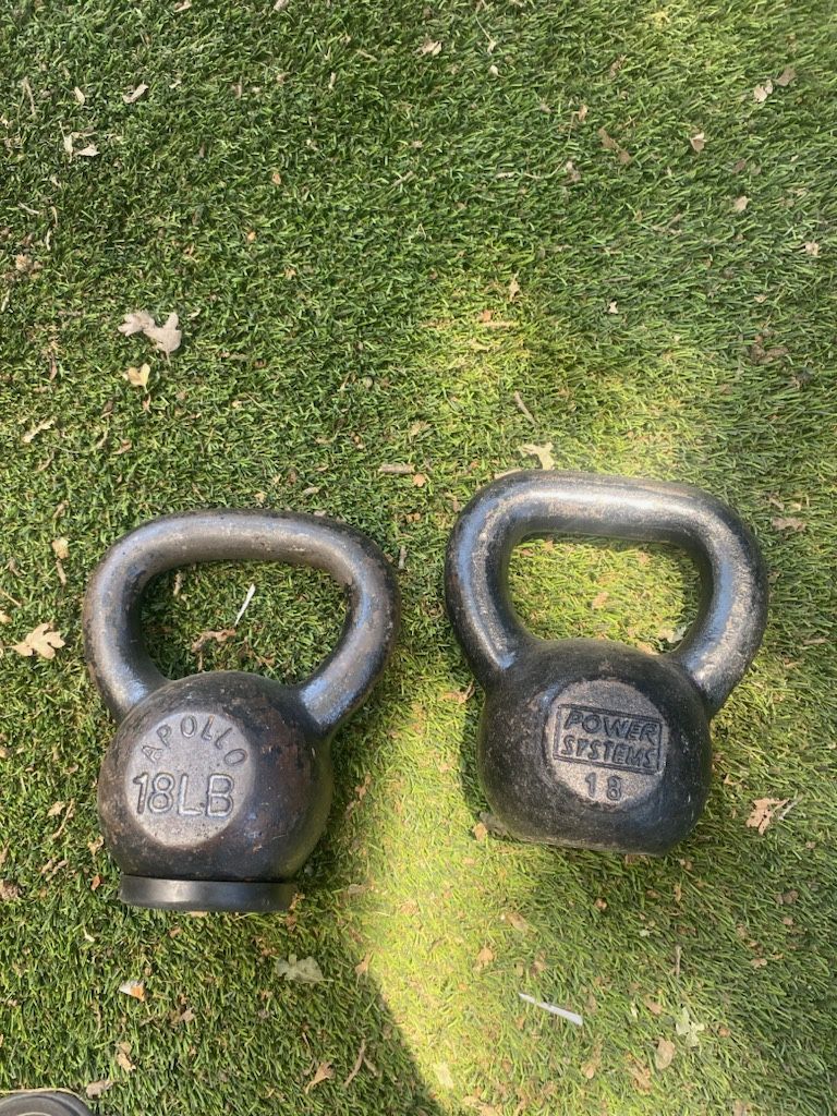 18 Lbs Kettlebell Weights