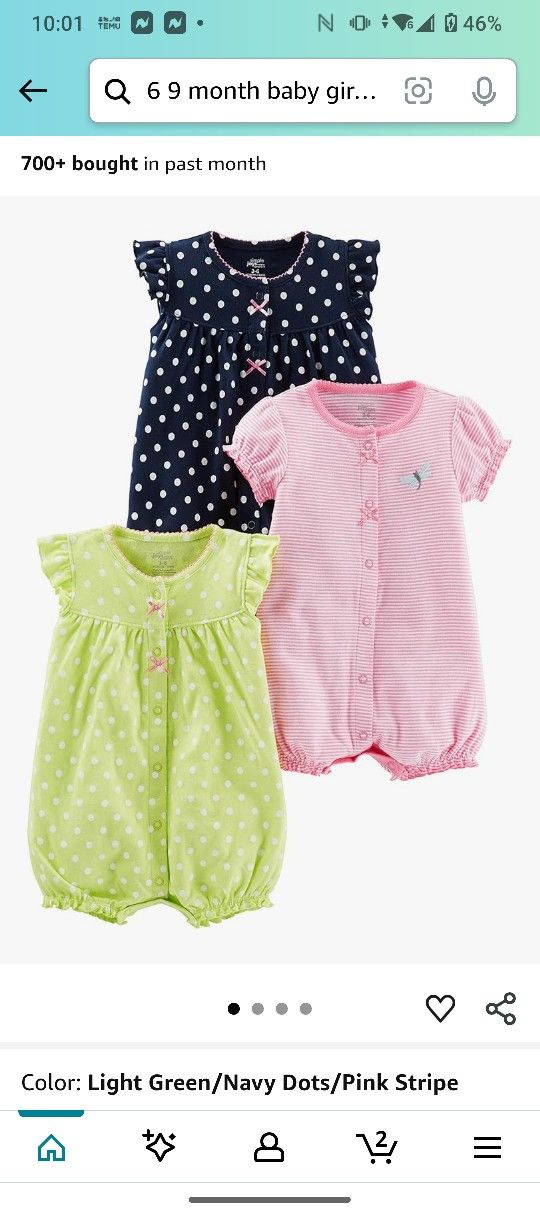 Willing To Donate 6-9 Baby Girl Clothes