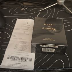 Bleu De Chanel Parfum 3.4 New And Sealed With Receipt 