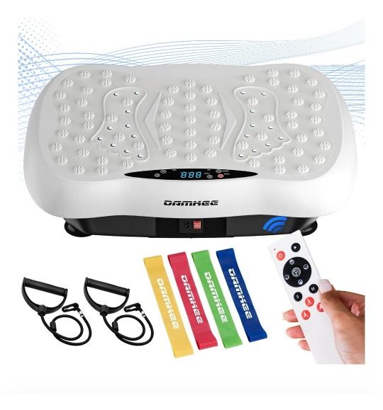 DAMKEE VIBRATION PLATE EXERCISE MACHINE WITH REMOTE CONTROL