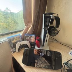 Ps5 Slim Disk Edition Ripped Box Barley Used & Lenovo Legion Go 8.8 144Hz 60fps And More Handheld Gaming Console 