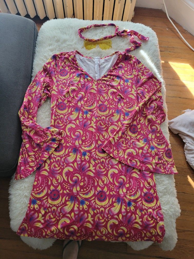 Disco Flower Girl Costume