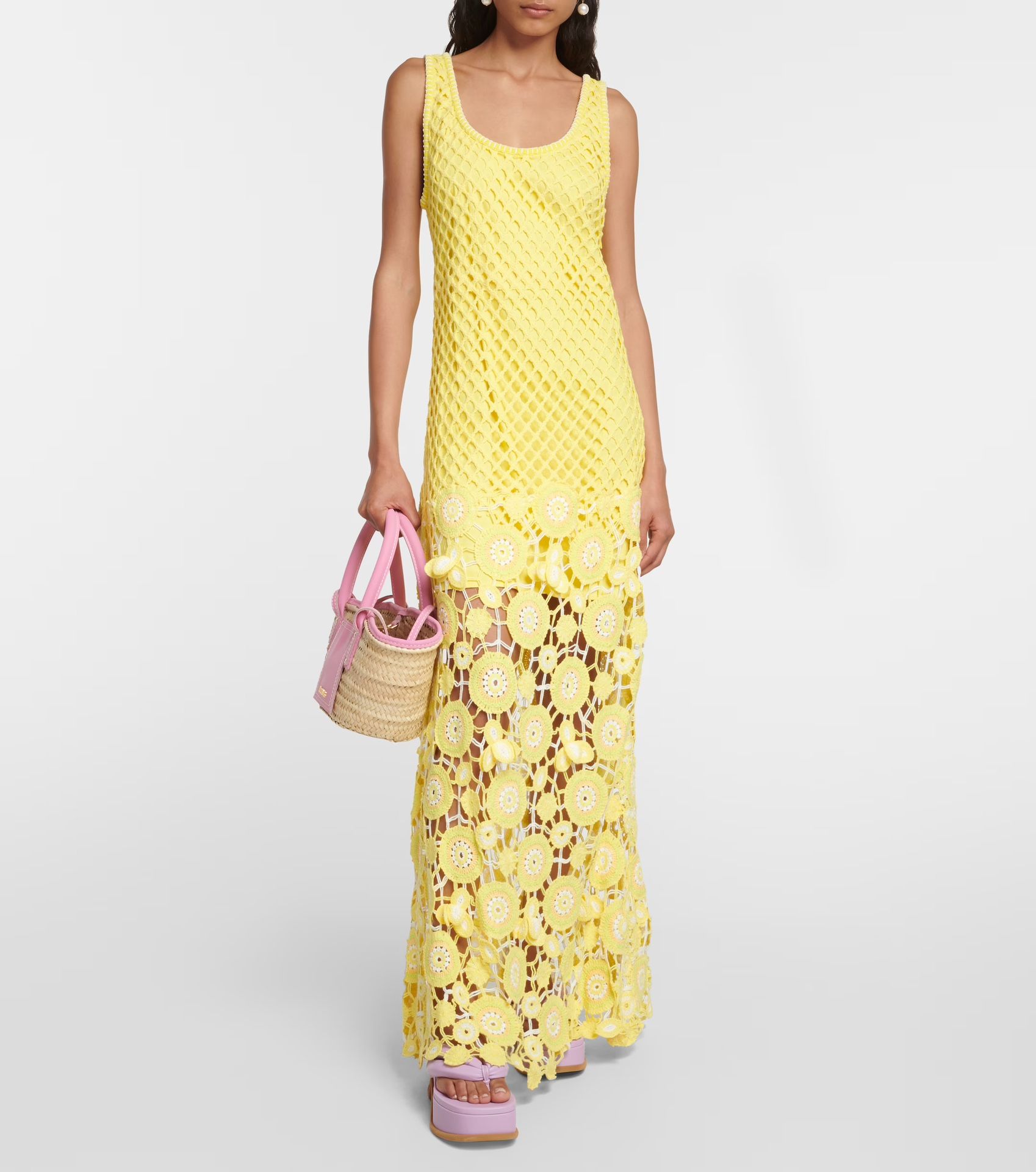 jonathan simkhai yellow lace dress SIMKHAI Yellow Sequin Gown by Jonathan Simkhai