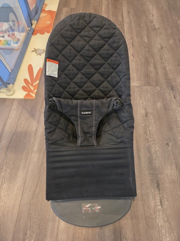 Black Baby Bjorn Bouncer