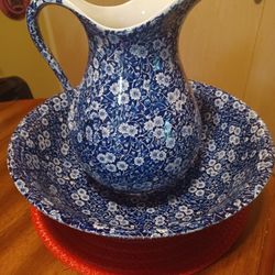 Pitcher and Bowl Set By Calico