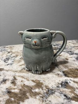 Ceramic Cat Shaped Mug