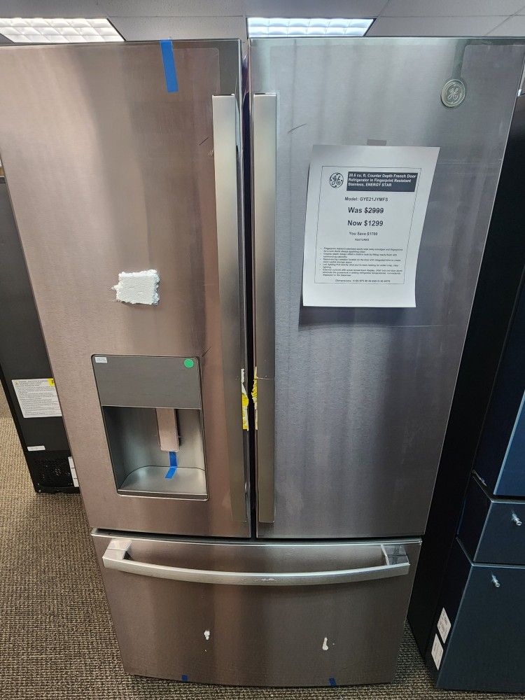 20.6 cu. ft. Counter Depth French Door Refrigerator in Fingerprint Resistant Stainless, ENERGY STAR