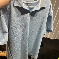 Baby Blue Men’s Shirt $10