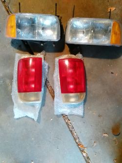 96 Bravada headlights and taillights.