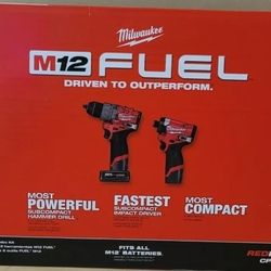 Milwaukee Drill And Impact 
