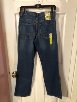 Old Navy Boy's Size 18 Straight Fit Slim Leg Denim Jeans.  Brand new with tags.  Never worn.  Smoke free home