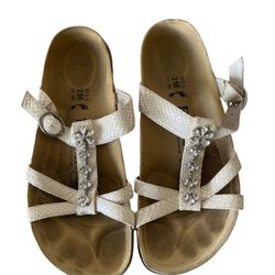 Birkenstock Betula Tango Sandal w. Jewels Size F/8