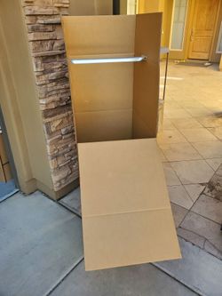 Cardboard Wardrobe Box, 20x18x46, Great Value!