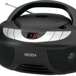 Jensen Cd-475 Portable Stereo Cd Player With Am/fm Radio