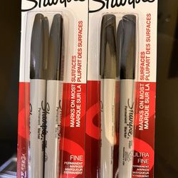 Brand New Black Sharpie Permanent Marker Pen 