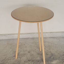 Side Table With Glasstop