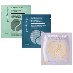 New 3-Pc. Sheet Mask Set FlashPatch Rejuvenating Eye Gels - Single