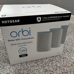 Orbi Mesh WiFi Router With Two Satellites 