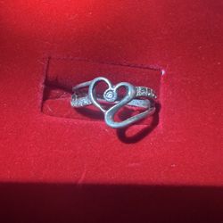 Silver heart Ring 