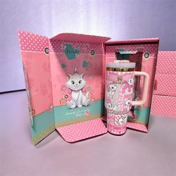 Pink Cat Marie Stanley Tumbler 