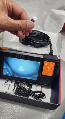 Endoscope IPS67 4.3" Screen,1080P HD with 8 LED Lights,16.4ft NEW