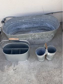Galvanized Metal Farmhouse Decor bundle