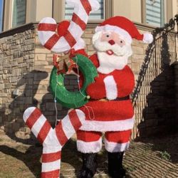 8ft Giant-Sized Santa Holiday Yard Decoration