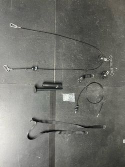 Cable pulley system for weight plates