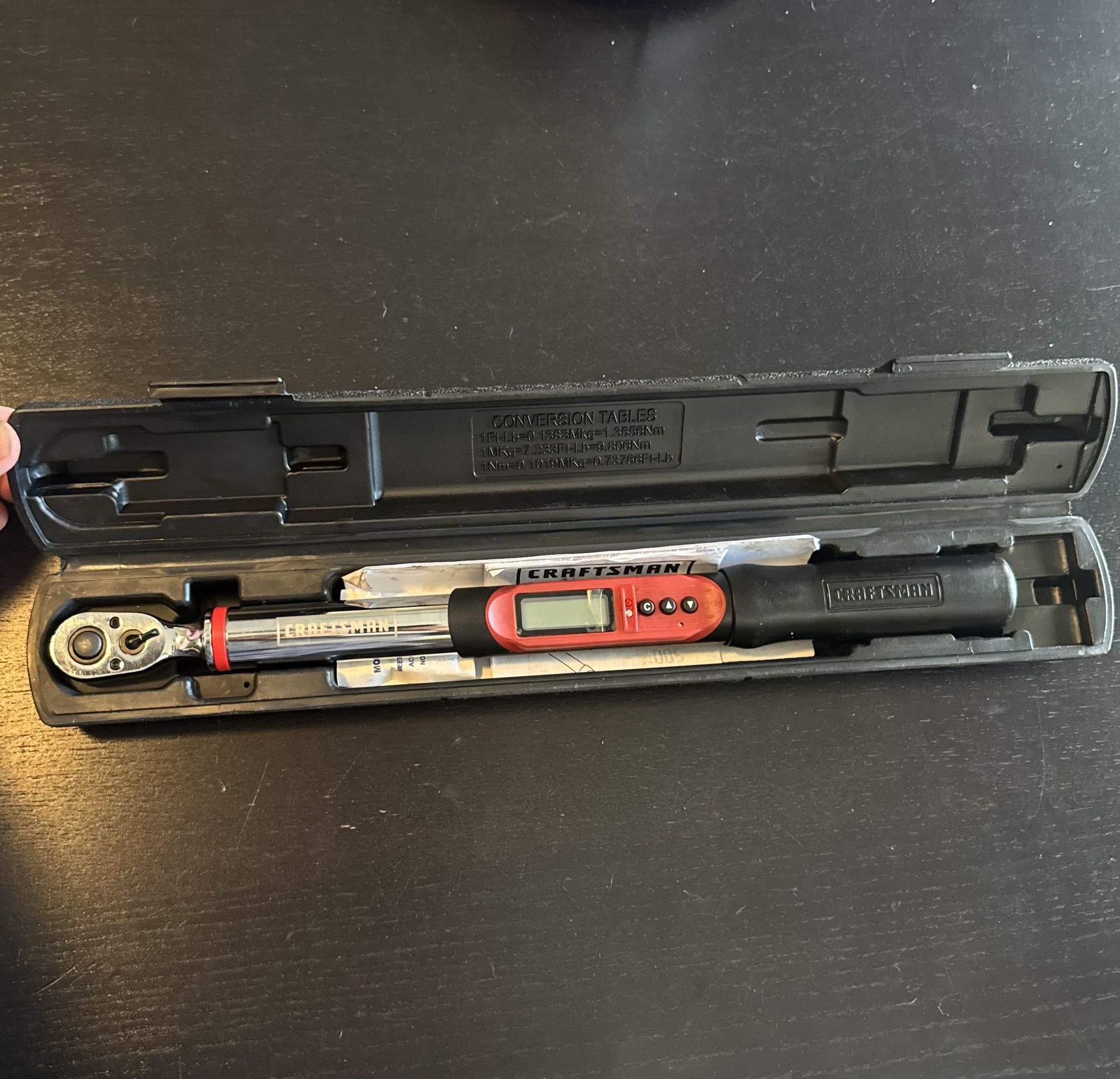 Craftsman Torque Wrench 3/8 Digital