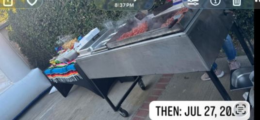 Long big plancha for tacos