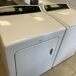 Large capacity washer and dryer set Cabrio whirlpool