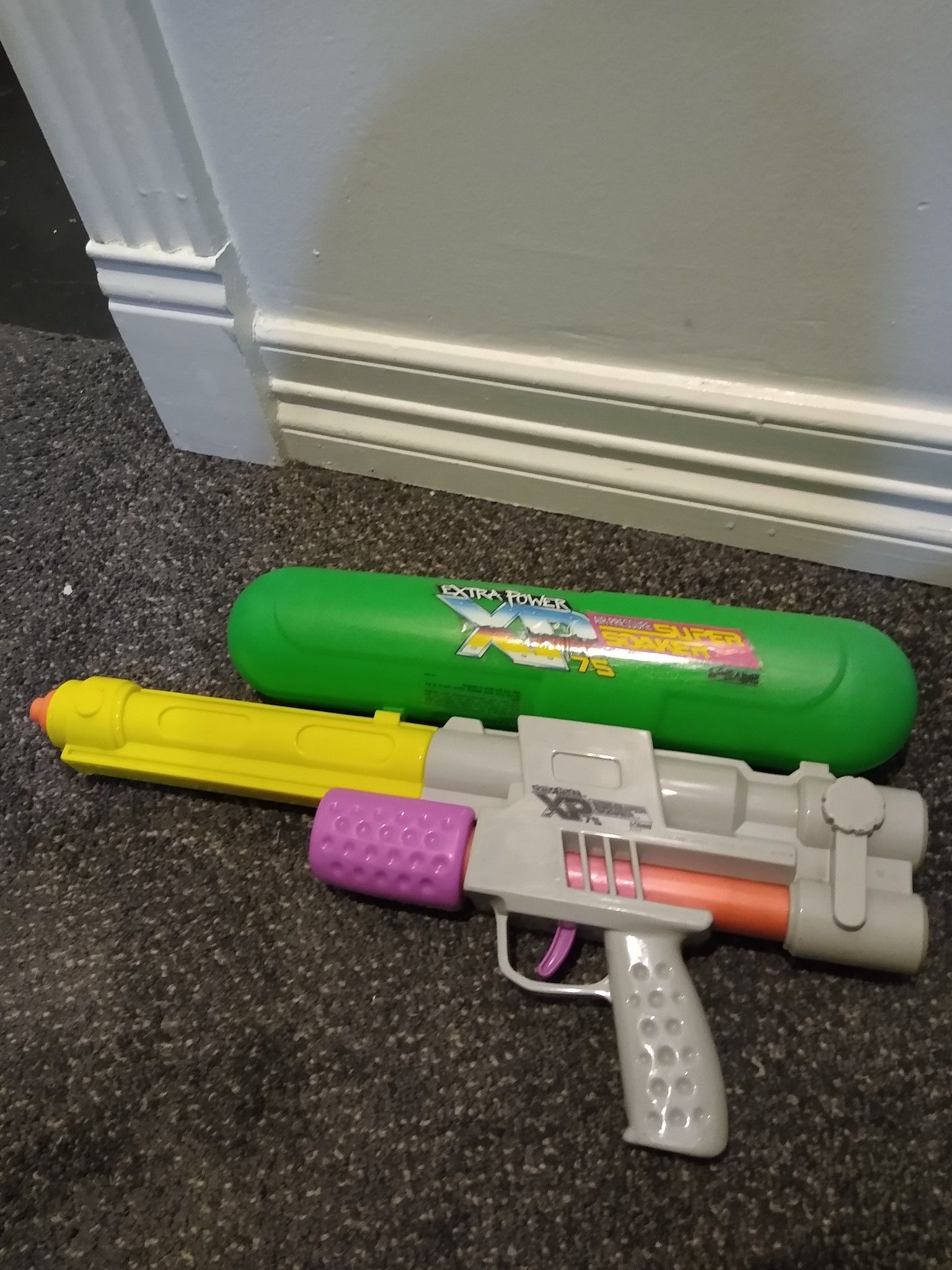 Vintage Super Soaker XP75 90s Pump Action Water Gun Larami
