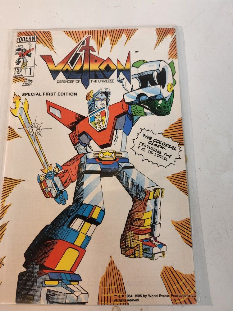 Voltron 3 Part Comic Books