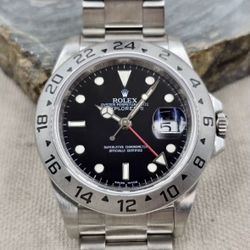 (500$)Rolex Explorer II 40 Black Dial Oyster Bracelet