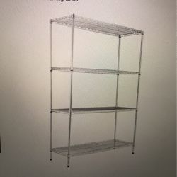 4 Tier 48” X 18” X 72” Wire Rack