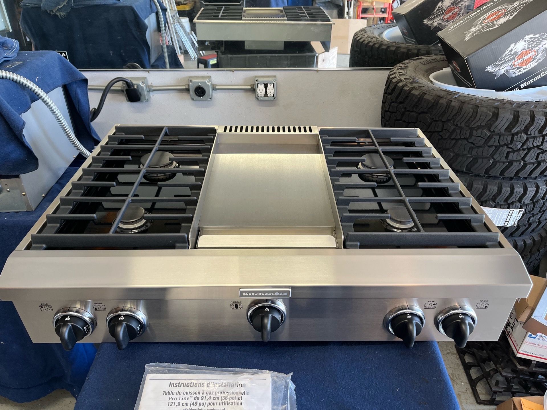 NEW! KitchenAid 36” Rangetop / Cooktop with Griddle