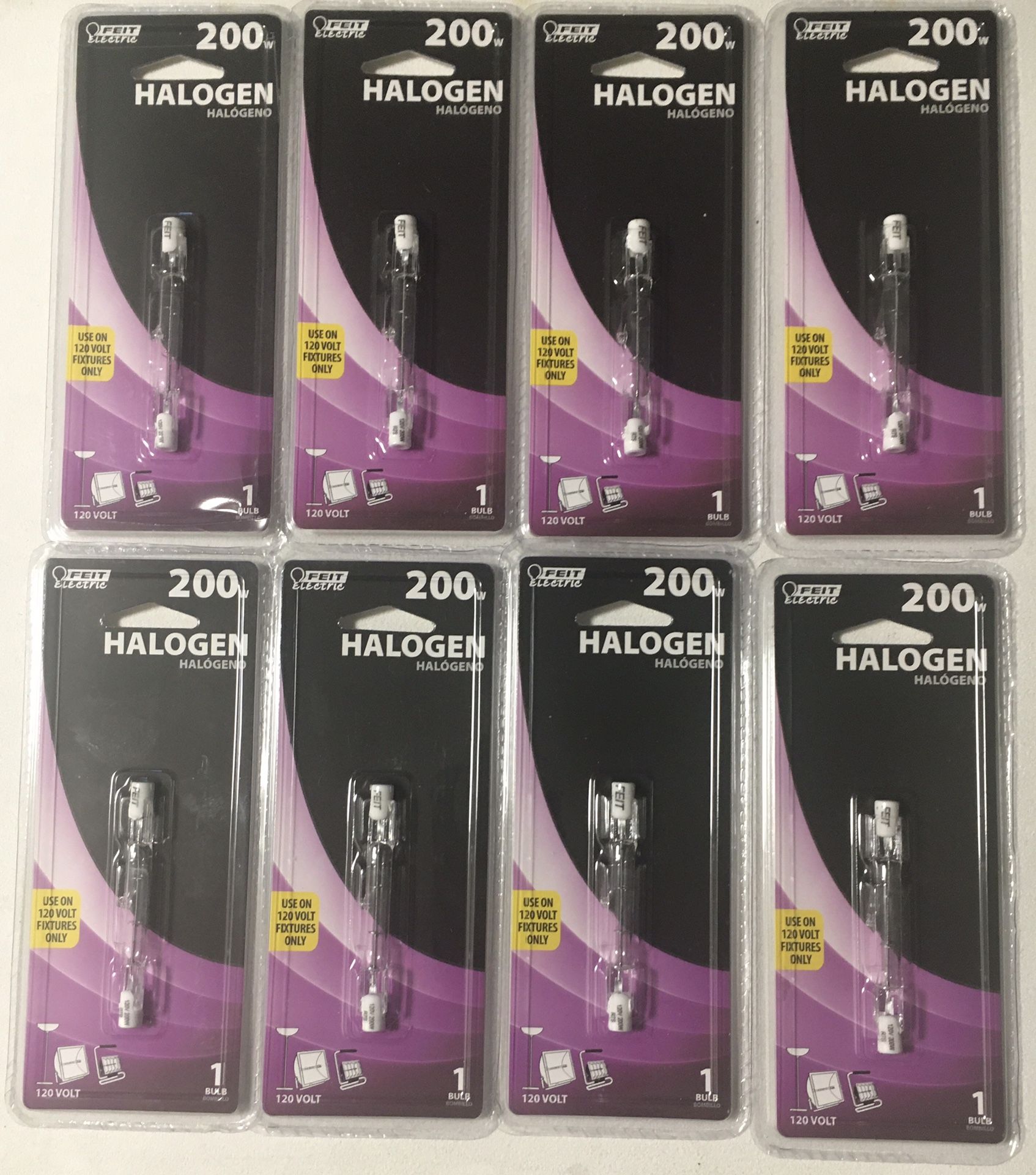 Feit Electric 200w Halogen 120v bulb lot