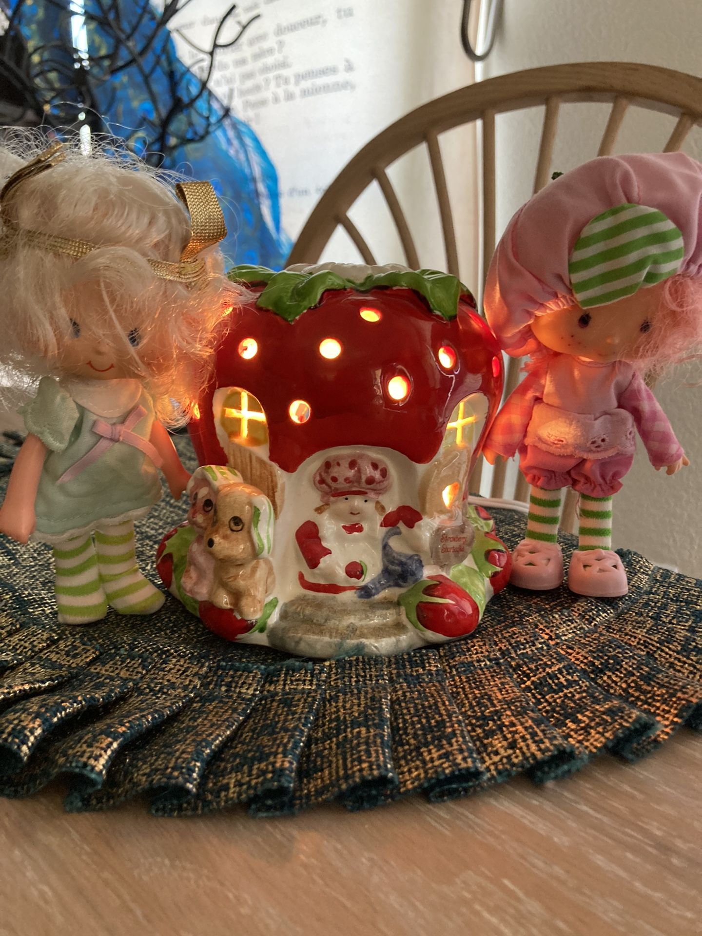 Vintage Rare Strawberry Shortcake Lamp 