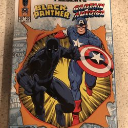 Captain America/Black Panther 3.75 Retro Marvel Legends 2 Pack Figures Comic Books