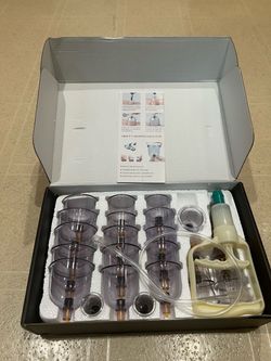 Vacuum Cupping Therapy Set with Pump