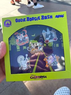 Disney Oogie Boogie Bash 2026 Pin Set