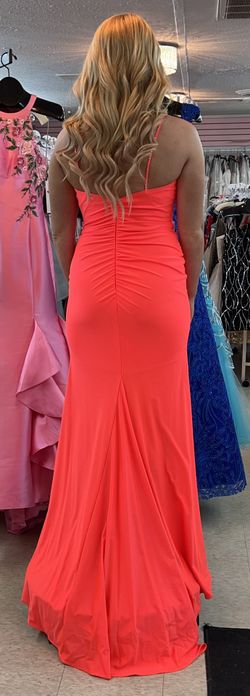 strapless open back dress Palace Style Princess Bubble Sleeve Printed Satin Ball Gown Prom Dress main image 1