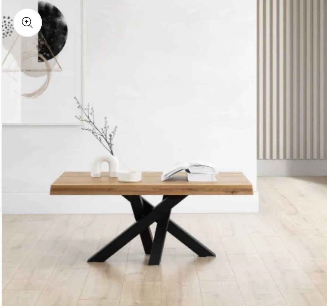 Senso Solid Oak Coffee Table 43" 