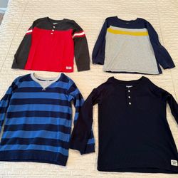 Lot of 4 Boys Long Sleeve Shirts/Sweaters - Size 10