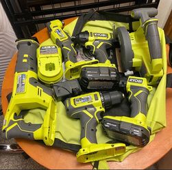6 pc RYOBI Toolset