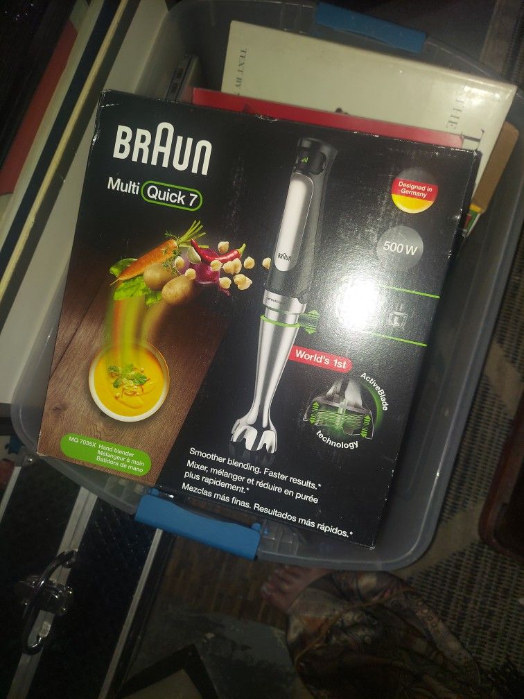 Brand New Braun Multi Quick 7
