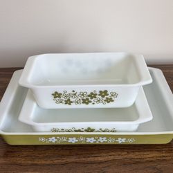 Spring Blossom Pyrex Baking Dishes 