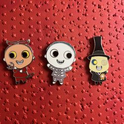 Disney And Night Before Christmas Pins 