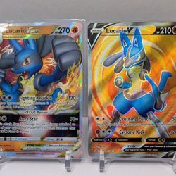 Pokemon Lucario Black Star Promo Star Set Of 2